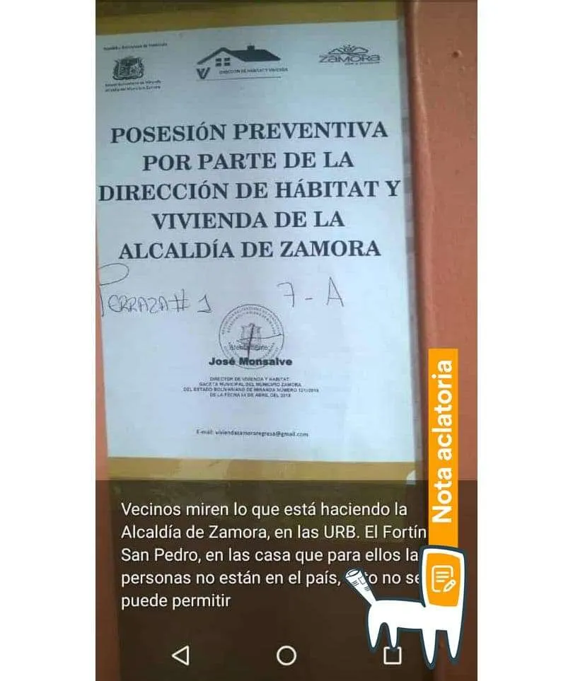 ¿Son ciertas las expropiaciones de viviendas en el Fortín de San Pedro?