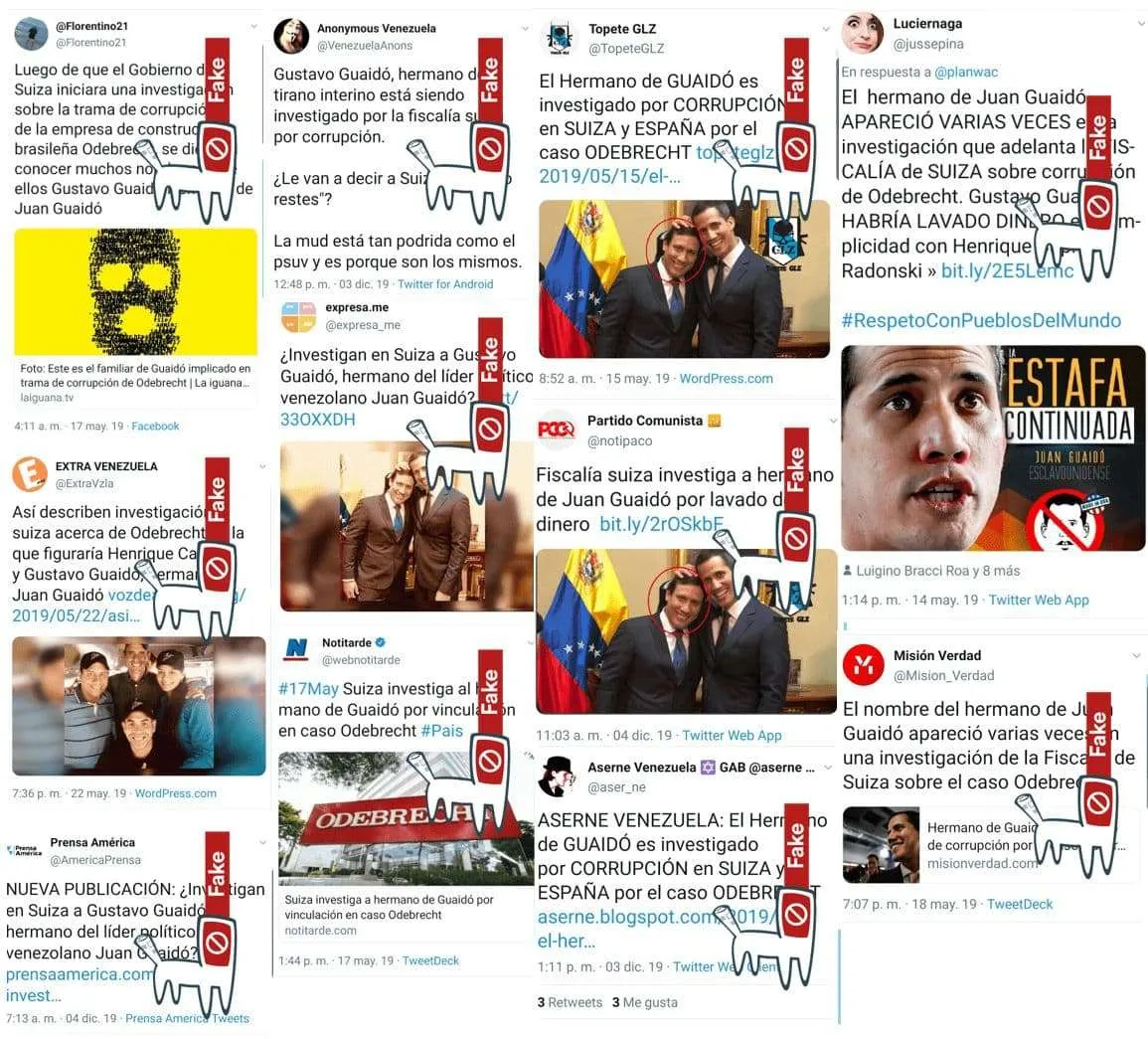 Falso: investigación de la Fiscalía suiza a hermano de Juan Guaidó por lavado de dinero