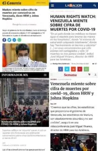 Aclaratoria: ¿30 mil muertes por COVID-19 en Venezuela?