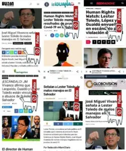 Falso: ¿José Miguel Vivanco señala a Lester Toledo de malos manejos en El Salvador?