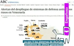Engañoso: ¿desplegados sistemas de misiles antiaéreos rusos S-400 y S-500 en Venezuela?