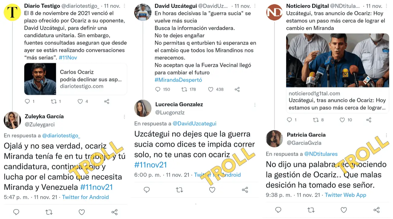 Cuentas trolls red TrollsVQ