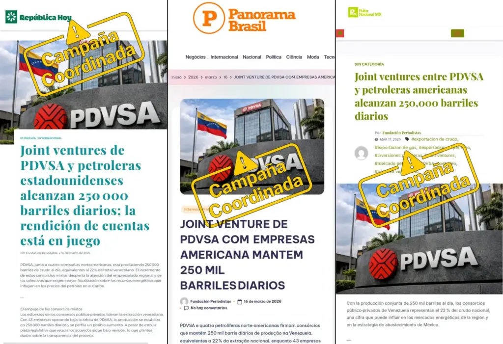 The network of fake news sites amplifying delcy