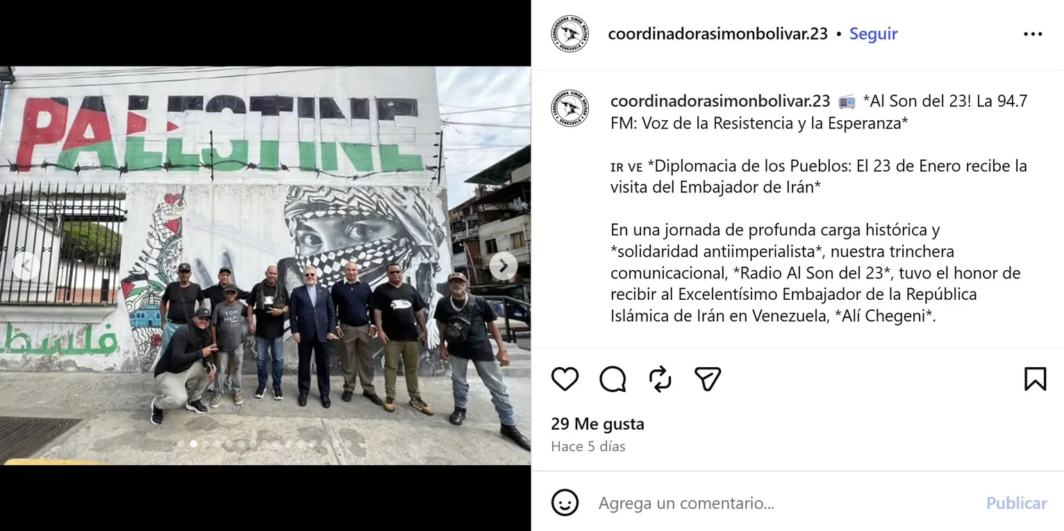 Embajador iran si reunio integrantes colectivos 23 enero