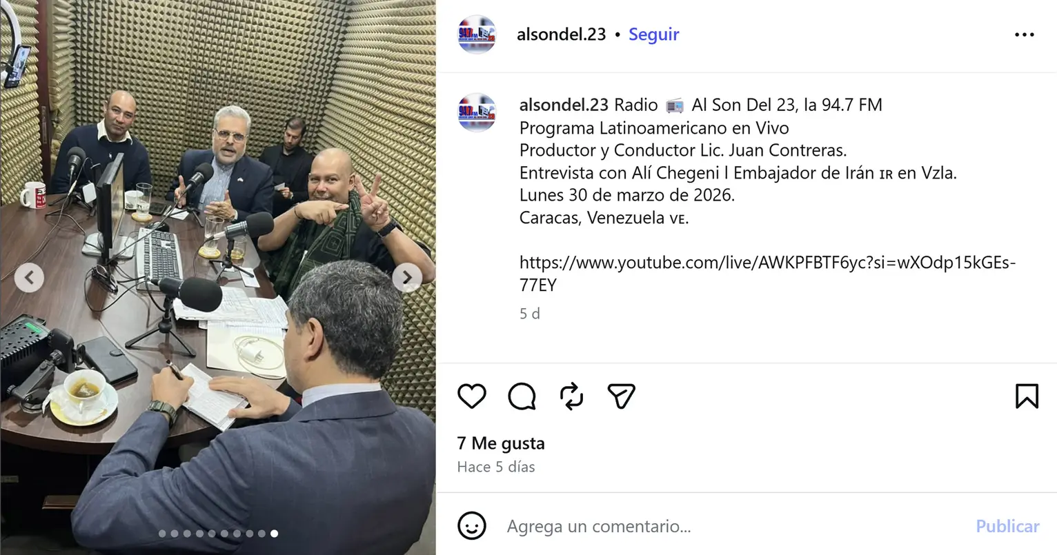 Embajador iran si reunio integrantes colectivos 23 enero