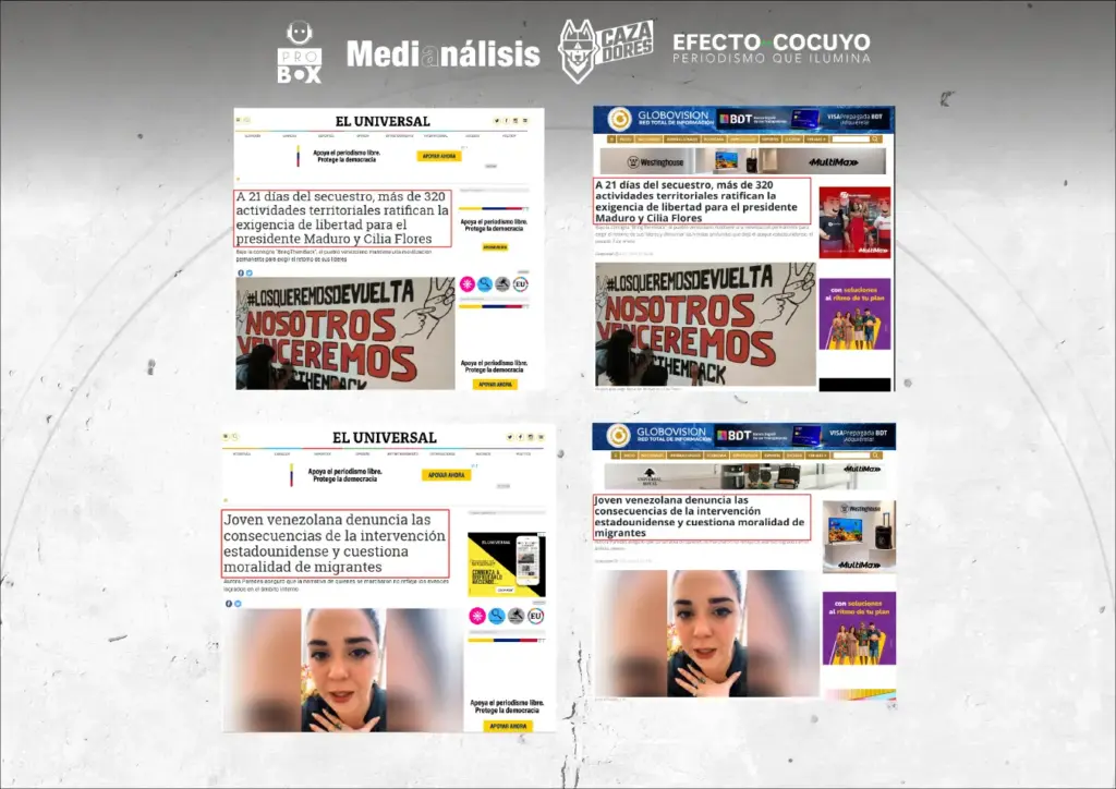 Lamaquinariadeleco como 44 medios globalizan guion regimen venezolano