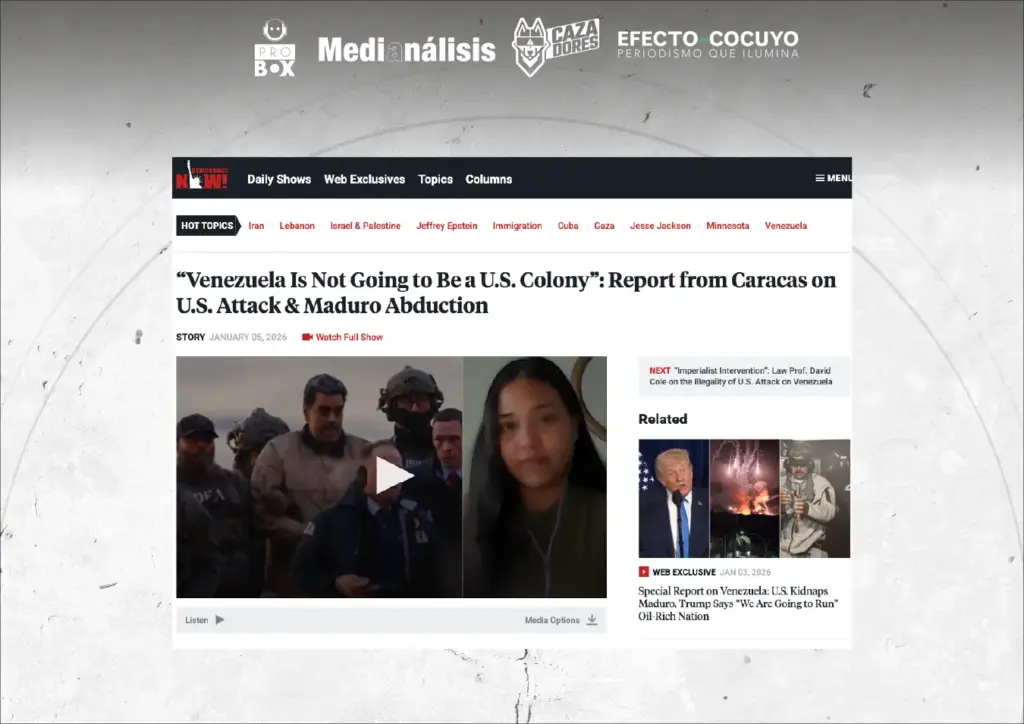 Lamaquinariadeleco red detras exportacion relato oficial venezolano