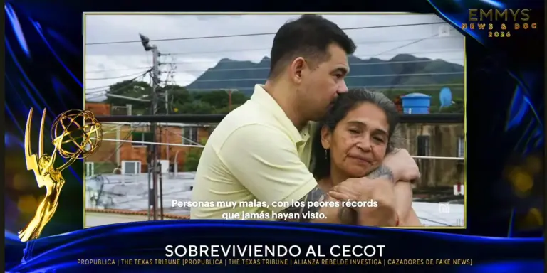 “Sobreviviendo al CECOT” gana el Emmy de Noticias y Documentales 2026