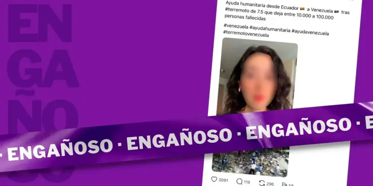 No se han confirmado entre 10.000 y 100.000 fallecidos por los terremotos del 24 de junio en Venezuela, se trata de una estimación