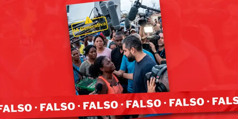 PSUV Apure difunde foto creada con IA para distorsionar lo que realmente ocurrió durante el reclamo a Nicolás Maduro Guerra en La Guaira
