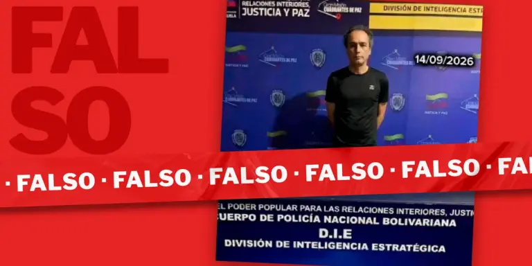 Es falso que el periodista Alonso Moleiro fue detenido y enfrenta una causa judicial por tráfico de sustancias ilícitas