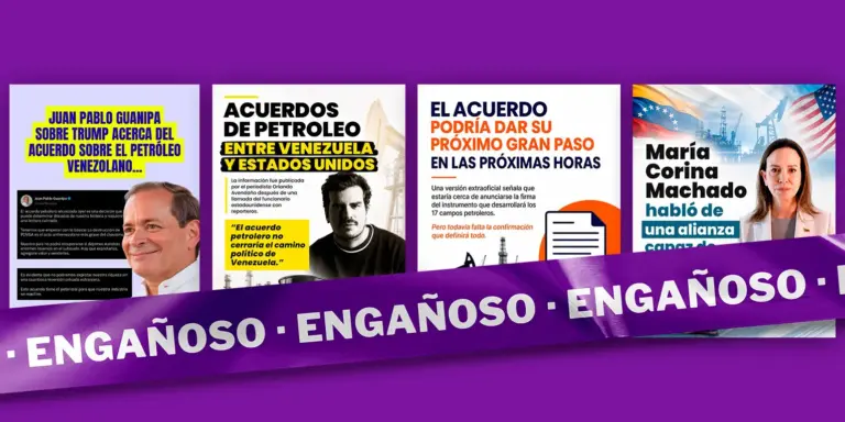 Red de falsos noticieros en Instagram edita declaraciones de opositores para presentarlas como respaldo total al acuerdo petrolero