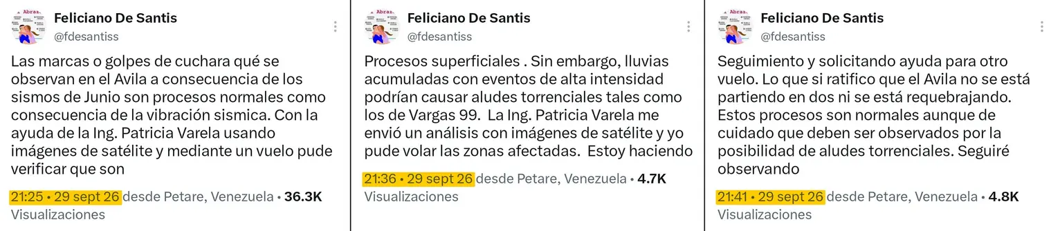 Tuits de Feliciano De Santis